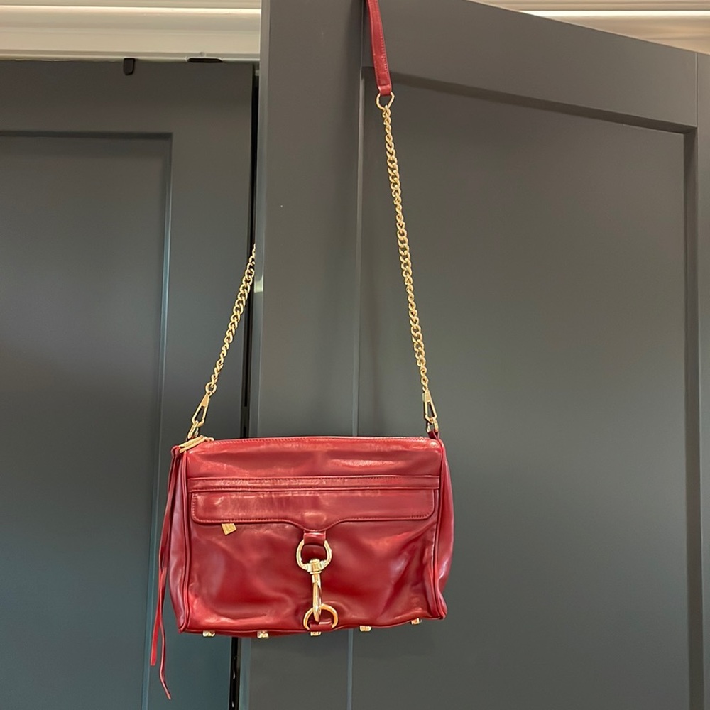 Rebecca Minkoff Red Bag with chain strap